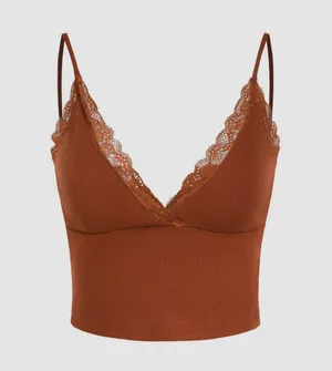 Cider Lace Trim Cami thumbnail 1