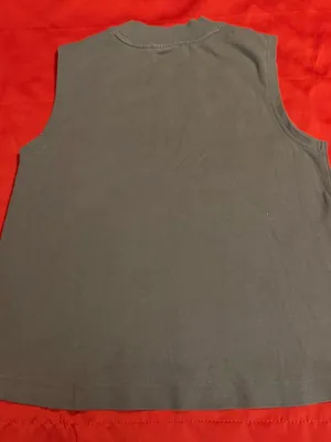 Pact Sleeveless Crewneck Tank Top - Charcoal thumbnail 4