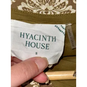 NWT Tuckernuck Hyacinth House Russell Moss Printed Olive Green Mini Dress Size S thumbnail 10