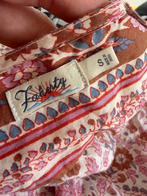 Faherty‎ Orinda cotton maxi gown size small thumbnail 6