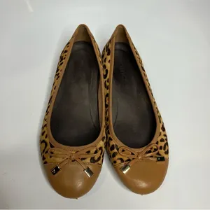 Vionic‎ Minna animal print ballet flats comfort Shoes size 7 wide thumbnail 3