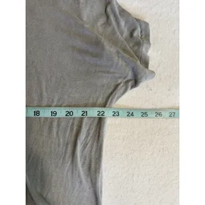 POL Gray Short Sleeve High Low Tunic T-Shirt Size L Soft Casual Relaxed thumbnail 5