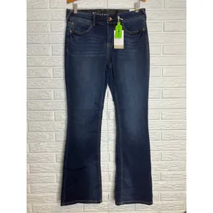 Natural Reflections Ab Slimmer Bootcut Jeans‎ Womens 10 Dark Wash New Stretch thumbnail 2