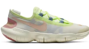 Nike Free RN 5 pale ivory shimmer Sail running tennis shoes size 8.5 gre… thumbnail 1
