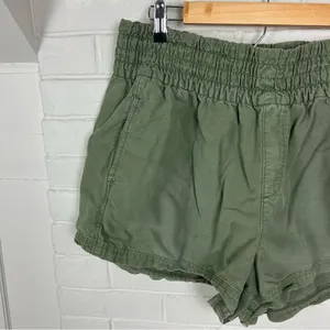 Aerie Babewatch Green Pull On Casual Shorts Size XL thumbnail 5