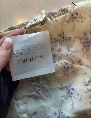 Green tea corset top thumbnail 3