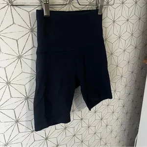 Lululemon Navy Blue Spandex Bike Short 6” thumbnail 4