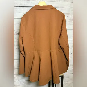 Elegant Women's Tan Blazer by Agnes Orinda (0370) thumbnail 2