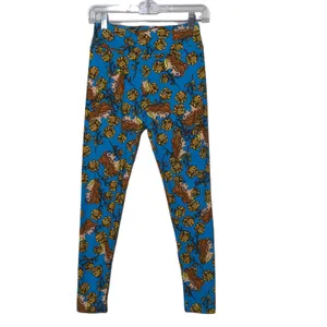 LuLaRoe Leggings in Beauty and the Beast Print – One Size thumbnail 3