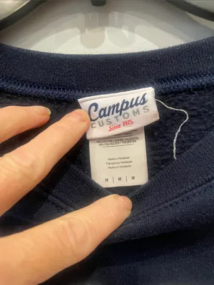 Yale University Navy Crewneck Sweatshirt medium thumbnail 2