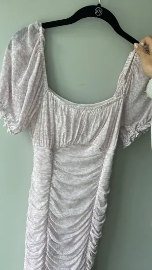 Purple Floral Dress thumbnail 4
