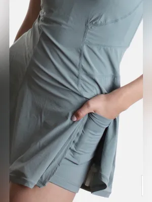 PopFlex Tie-Breaker Superdress in the beautiful Cloudy Blue colorway, M thumbnail 3