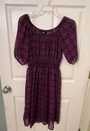 Massimo Purple Dress Size Small thumbnail 1