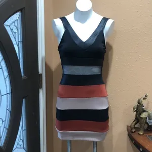 Windsor striped spaghetti strap dress thumbnail 3