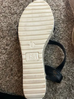 Wedge Heels Time and Tru Black 9 thumbnail 3