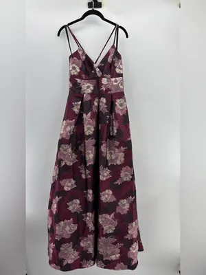 Hutch Merlot Floral Gown thumbnail 5
