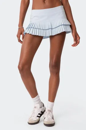 Edikted Pleated Skort. thumbnail 2