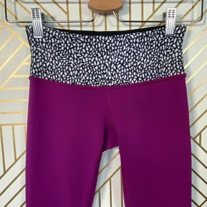 Lululemon Wunder Under Pant III Reversible Plum‎ thumbnail 4