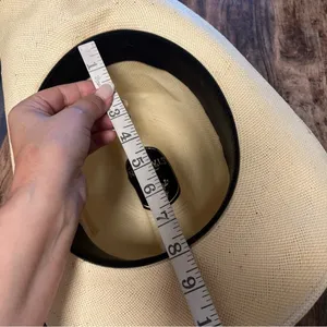 Stallion by STETSON straw cowboy hat, tan, hard shell, 7 1/8 thumbnail 9