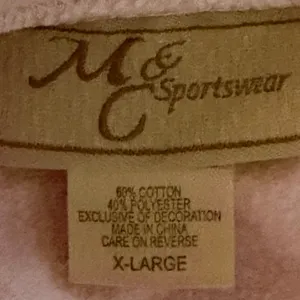 M&C Sportswear Women's Pink Embroidered Snowflake Sweatshirt Size XL thumbnail 3