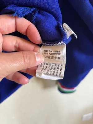 90s Italia Italy blue zip up hoodie thumbnail 8