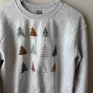 Gildan Christmas crew neck thumbnail 2