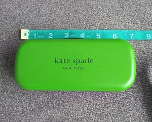 Kate Spade Green & Black Eyeglass Case So Happy To See You thumbnail 1