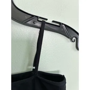 Free People Intimatley Sophie Basic Black Spaghetti Strap Tank Top Square M/L thumbnail 3