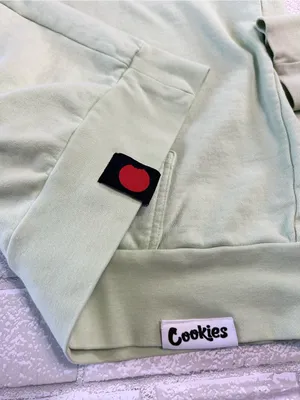 Cookies Mint Green Hoodie Size Medium Streetwear thumbnail 3