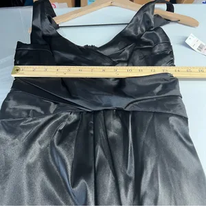 London Times Elegant Black Stretch Satin Sleeveless Sheath Dress NWT Size‎ 10 thumbnail 13