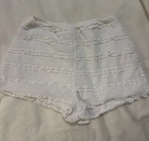 Linen Bloomer Shorts White thumbnail 1