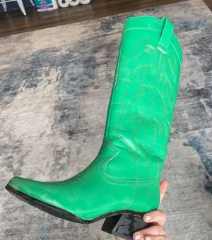 Green Cowboy Boots Size 6 thumbnail 8