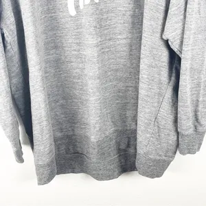 WILDFOX Gray “Pour Favor” Graphic Long Sleeves Sweatshirt XL Casual Neutral Cozy thumbnail 6