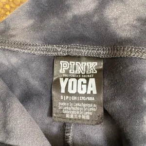 PINK Victorias Secret Gray Black Tie Dye Cotton‎ Bike Shorts Small thumbnail 3