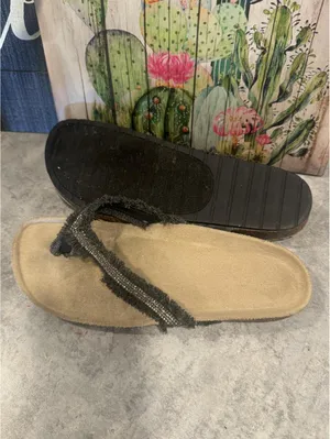 Maurices Black Sandals with Cork Footbed Women's Size 9/10 thumbnail 5