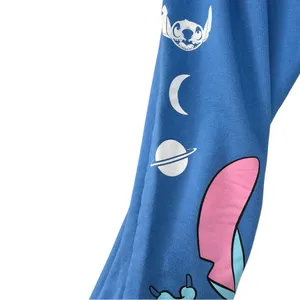 Disney Stitch Blue Jogger Sweatpants I Need More Space Graphic Loungewear XXL 2X thumbnail 5