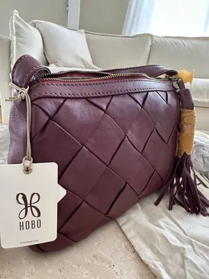 HOBO kole shoulder bag soft leather berry thumbnail 9
