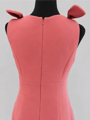 Elliatt Aster Dress Rosewood Pink Bow Shoulder Cocktail Mini Dress Sz M Modern thumbnail 10