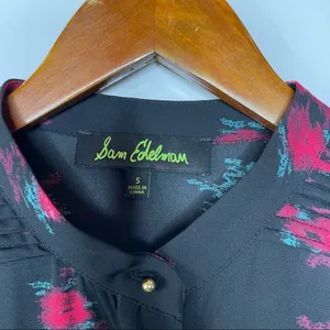 Sam Edelman Floral Long‎ Sleeve Blouse Small thumbnail 3