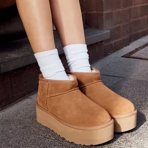 UGG Ultra Mini Platform Chestnut Women's Size 8 thumbnail 1