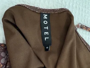Motel Rocks Brown Mini Dress thumbnail 4