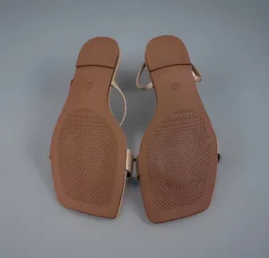 Nude Sandals Sz 8.5(39) Square toe NIB Tan thumbnail 3