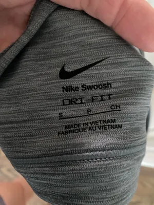 Small light grey Nike sports bra thumbnail 3