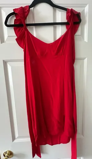 Cotton Candy LA Red Mini Dress thumbnail 1