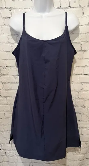 Columbia Women's Pleasant Creek Stretch Dress OmniShade Shield Blue Medium thumbnail 1