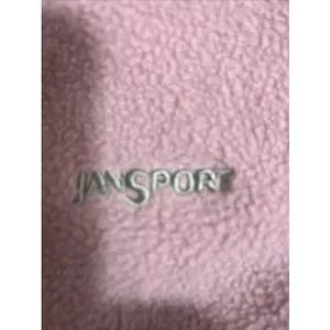 Jansport Pink Fleece Zippered Sweatshirt Jacket Women's Large Pockets thumbnail 5