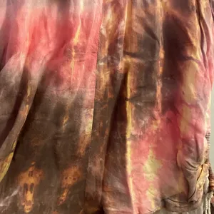 Nectar clothing Brown & Pink Tie Dye Romper M Medium Bust 34” 36” Viscose thumbnail 4