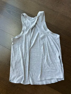 Lululemon grey tie back tank thumbnail 2