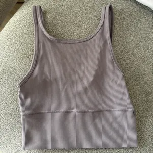 Lululemon Power Pivot Tank Top *Rib Dusky Lavender Size 4 thumbnail 4