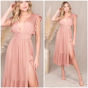 NWT MIDI dress Pink thumbnail 3